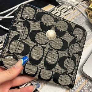 Coach Zip Wallet Square